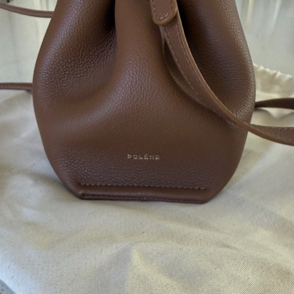 Polene Numero Neuf Mini Textured Camel - Picture 12 of 15